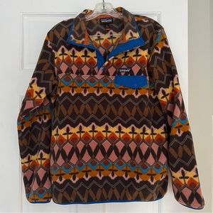 Patagonia Synchilla Snap-T Fleece Pullover M Companions Big Anthos EUC Medium